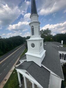 Walker Chapel Columbarium Walker-Chapel-from-above-with-the-Steeple-in-the-foreground-and-the-cemetery-in-the-background Walker-Chapel-from-above-with-the-Steeple-in-the-foreground-and-the-cemetery-in-the-background